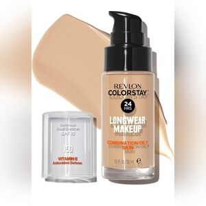 3 For $12 NWT Revlon ColorStay Liquid Foundation Matte SPF 15 Buff (150)